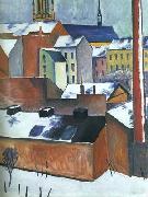 August Macke, St Mary im Schnee